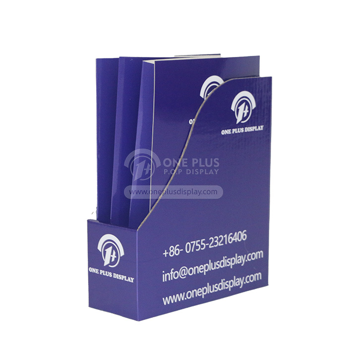 Custom Cardboard Desktop Document Organizer / Book Holder for A4 Files & Books