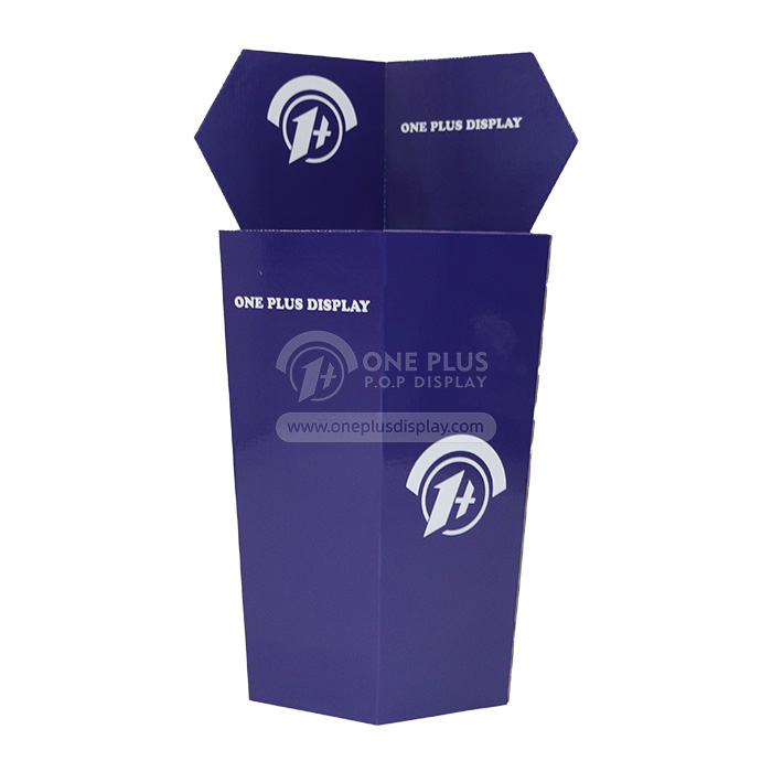 Heavy-Duty Custom Cardboard Display Barrels / Bucket Stands with Exceptional Weight-Bearing Capacity