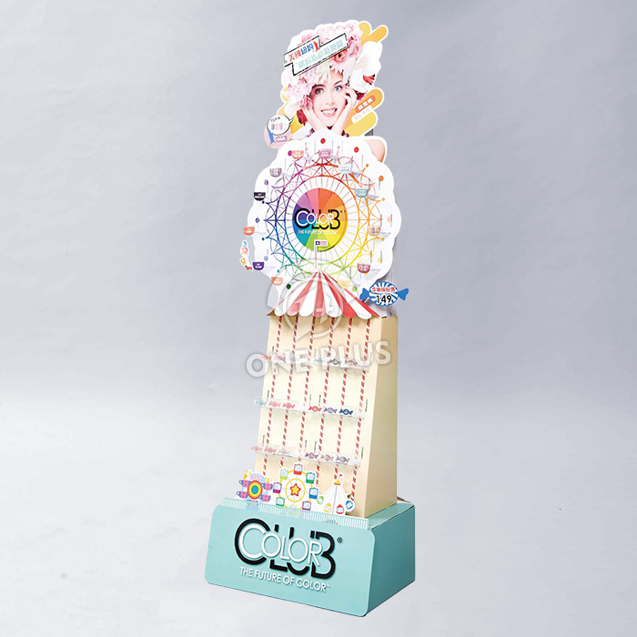 Custom Cardboard POP FLOOR DISPLAY for Candy/Toys/Cosmetics | Creative Ferris Wheel Design Retail Display