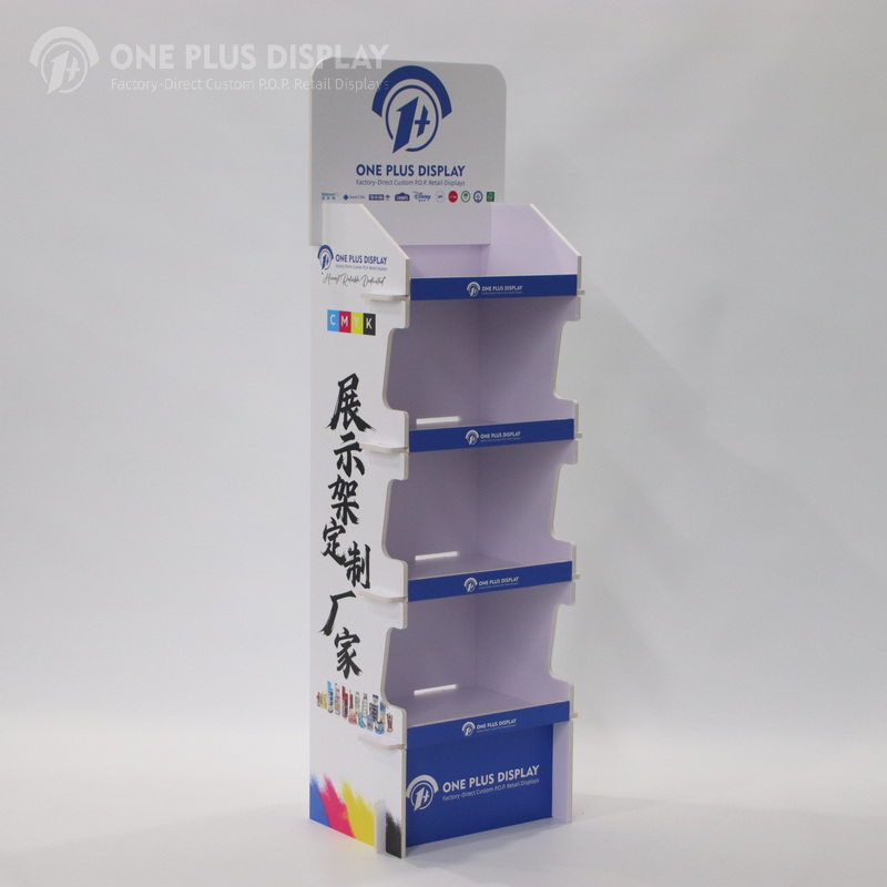 Upgrade von Karton. Unsere 3P Board (PVC) Präsentationen bieten werkzeugfreie Montage, überlegene Haltbarkeit und ein hochwertiges Aussehen für wirkungsvolle BODEN- und THEKENPRÄSENTATIONSLÖSUNGEN.