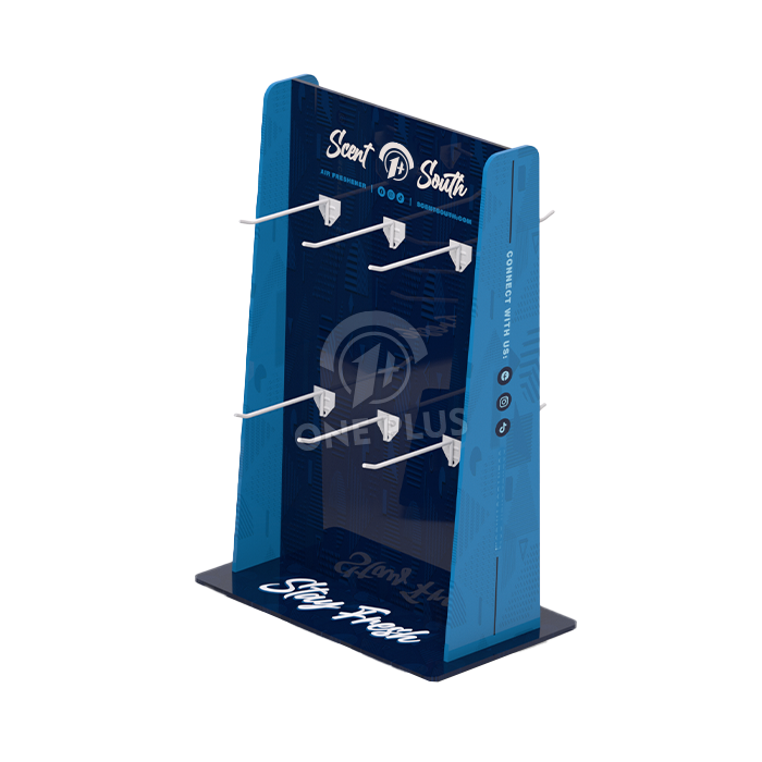 Acrylic Hook Display 2-Sided | Pet Food Countertop PDQ Stand