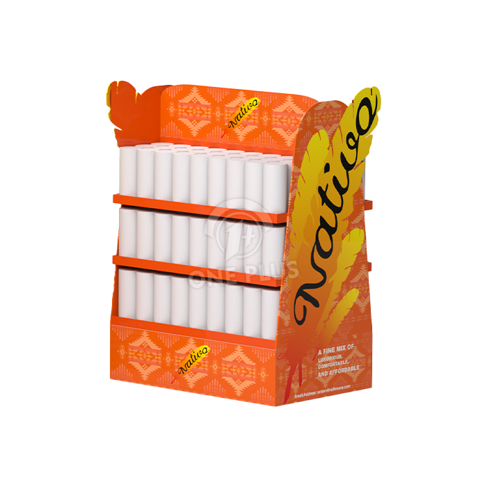 Cardboard Display Double-Sided for Daily Essentials | Creative Supermarket Pallet Stand