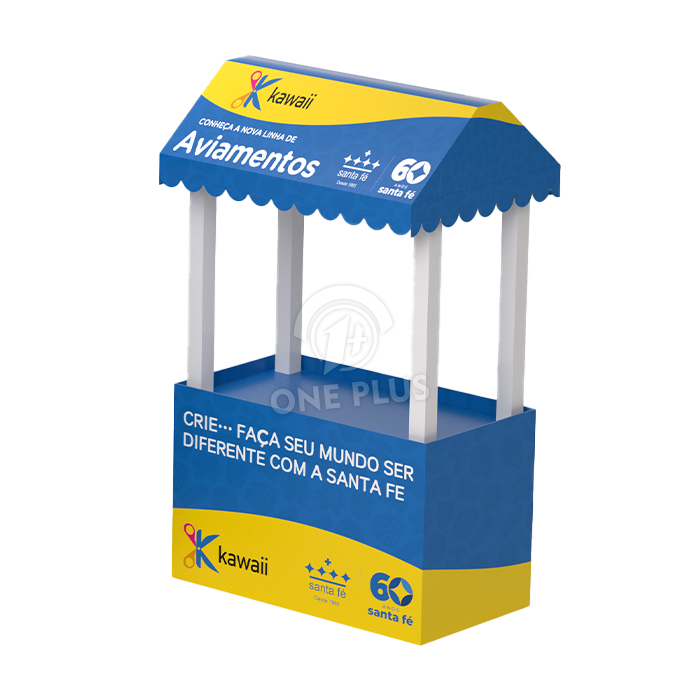 Cardboard Display House Shape | Creative Stationery Market Stall Stand