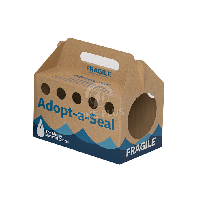 Cardboard Display Kraft Carrier Box | Custom Hand-Held Packaging Manufacturer China