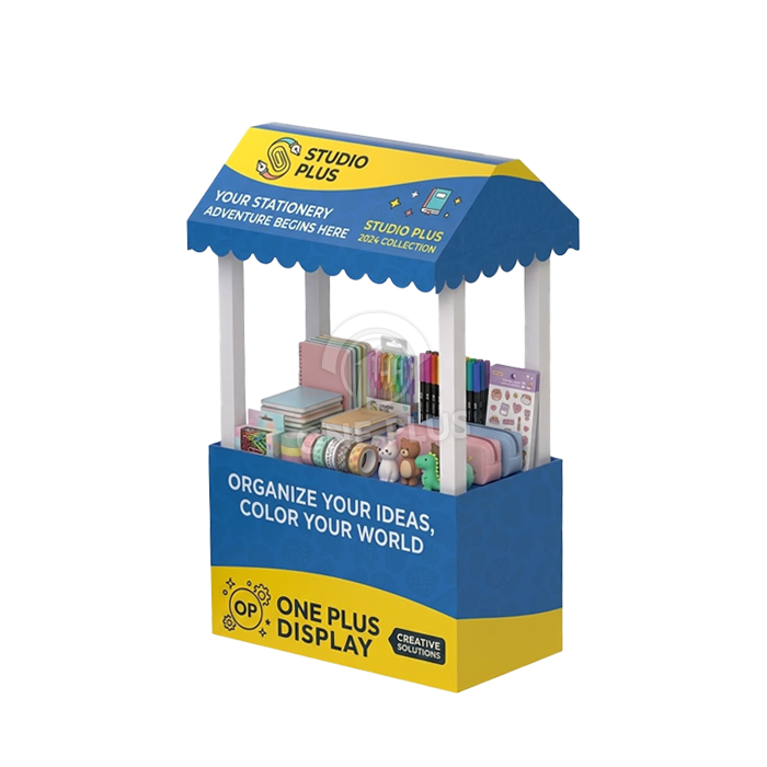 Display Karton Bentuk Rumah | Kios Pasar Alat Tulis Kreatif.