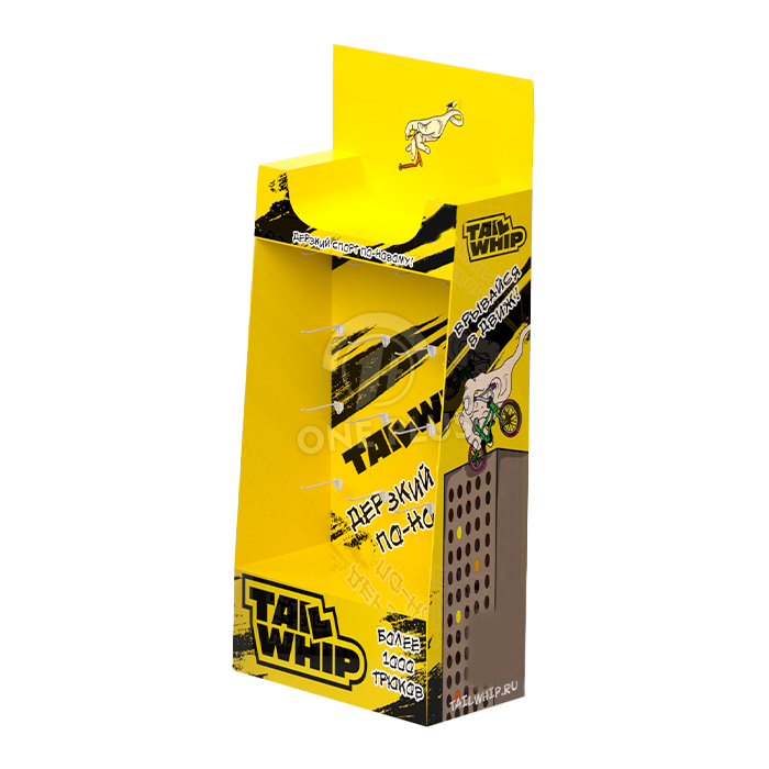 Cardboard Display Hybrid Shelf & Hook | Bicycle Accessories Floor Stand China