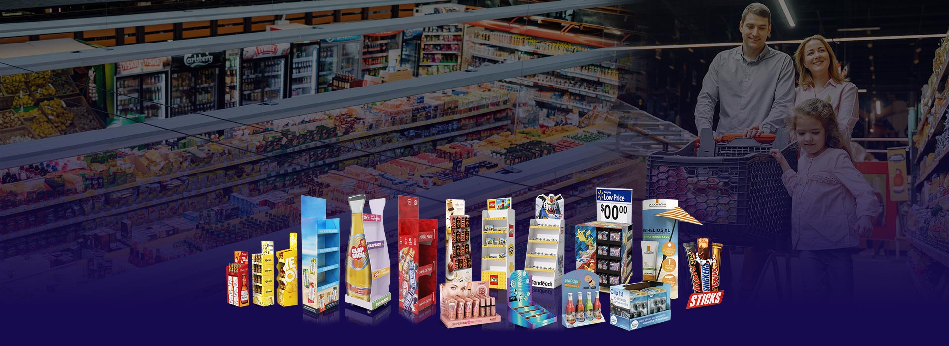 Custom Cardboard, Acrylic & PVC Display Stands