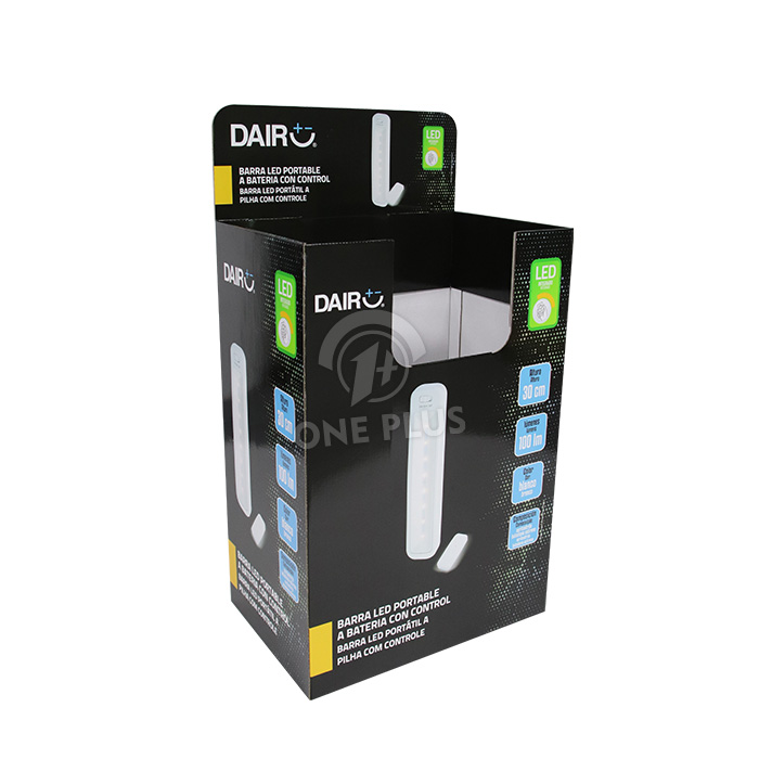 Cardboard Display Dump Bin | Custom LED Light Retail Barrel China Manufacturer