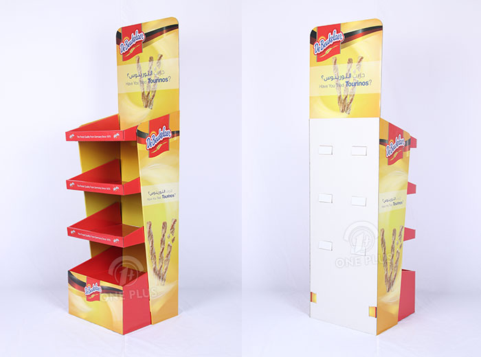 Visual Impact & Strength: Custom Cardboard Food Display for Traditional Snack Brand