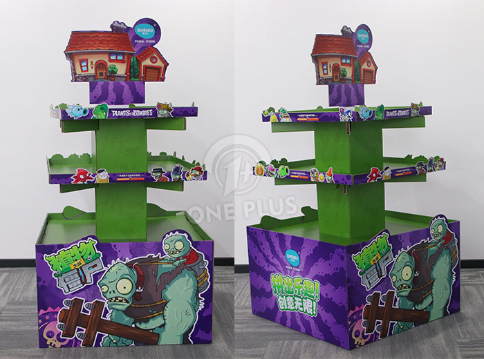 栩栩如生的游戏：沉浸式 3D 模切托盘展示架，适用于益智玩具