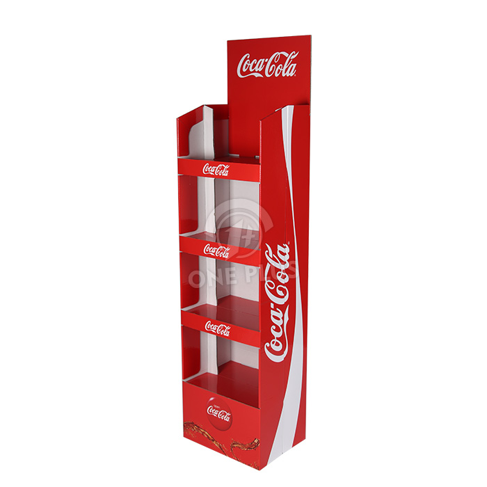 Cardboard Display Auto Pop-Up Stand | Elastic Assembly Beverage Rack