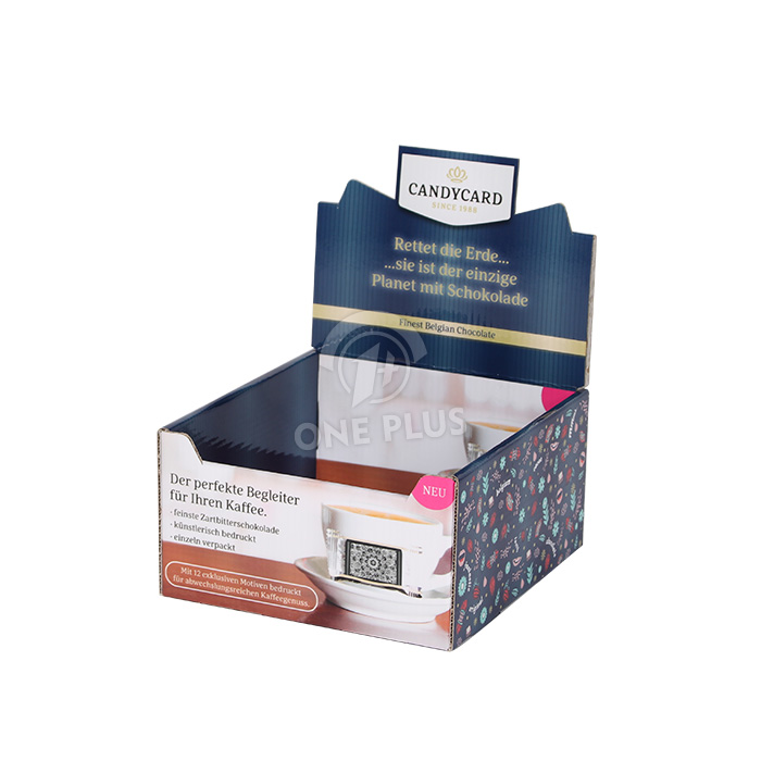 Présentoir en carton Boîte à thé | Emballage convertible prêt à l'emploi (faible MOQ 100)