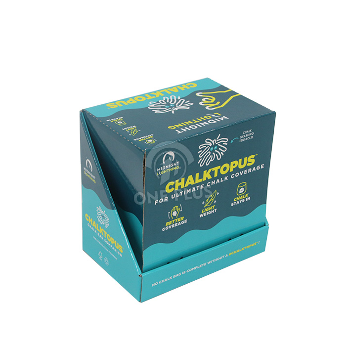 Mukautettu pahvinäyttö SRP-laatikko | Pöytähyllyvalmis pakkaus ripustuskoukuilla ripustettaville esineille