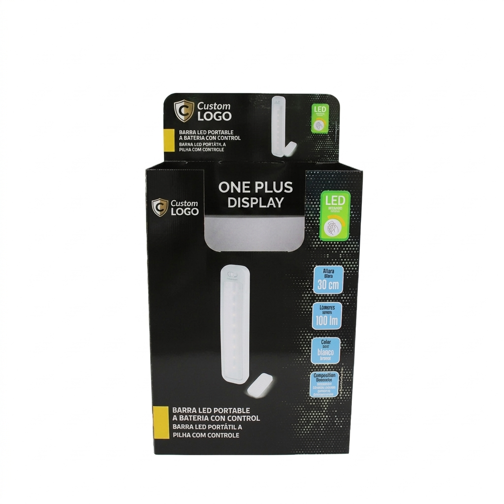 Wadah Tampilan Kardus | Lampu LED Kustom Toko Barel Produsen Cina