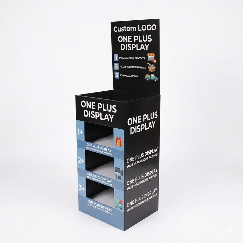 Tilpasset pappdisplay Dump Bin | Krokodille Tema Veske Dispenser Gulvstativ