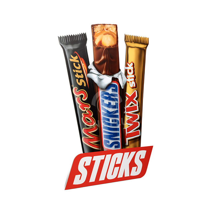Display de Chão Personalizado em Papelão para Chocolates e Lanches em Tamanho Real | Premium Autoportante para Supermercados e Mercearias SKU-202605281720-CHOCO