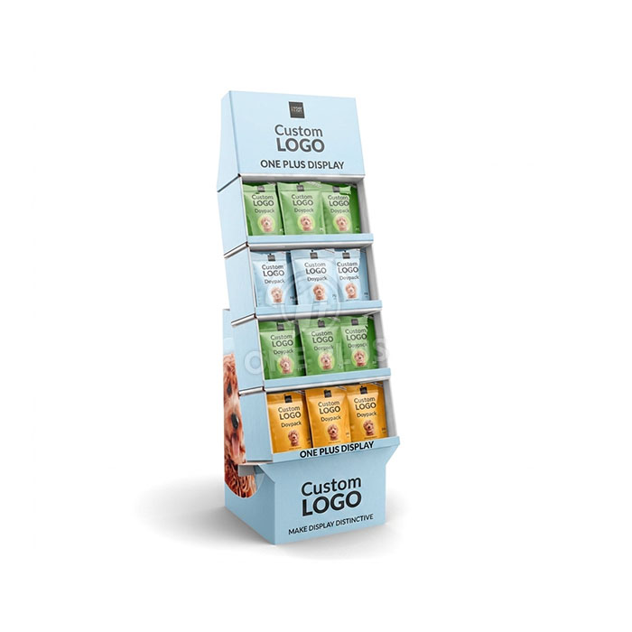 Heavy-Duty Custom Cardboard Pallet Display for Dog Food | High-Capacity Pet Retail Merchandiser SKU-202606151606-PETFOOD