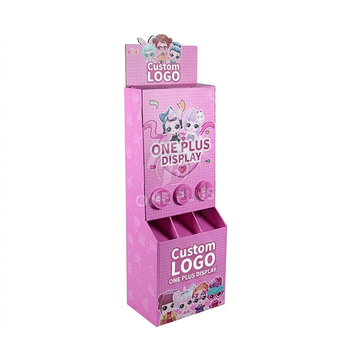 Custom Cardboard Display Stand for Trendy Toys | Floor Standing Retail Merchandiser SKU-202606181342-TOY