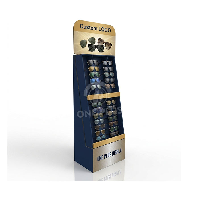 Custom Cardboard Display Stand for Sunglasses | Retail Eyewear Merchandiser SKU-202607310558292-SUNGLASSES-DISPLAY