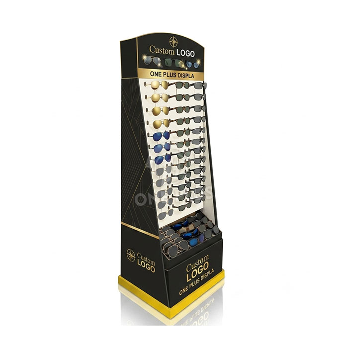 Custom Cardboard Display Stand for Sunglasses | Retail Eyewear Merchandiser SKU-202607310707455-SUNGLASSES-HOOK