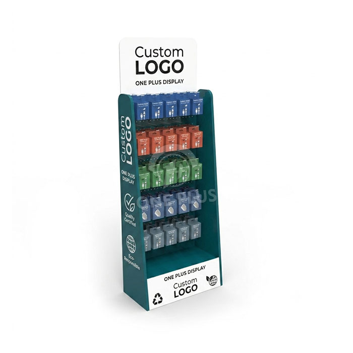 Custom Cardboard Display Stand for Charging Cables | Retail Tech Merchandiser SKU-202608050549394-CHARGING-CABLE-DISPLAY