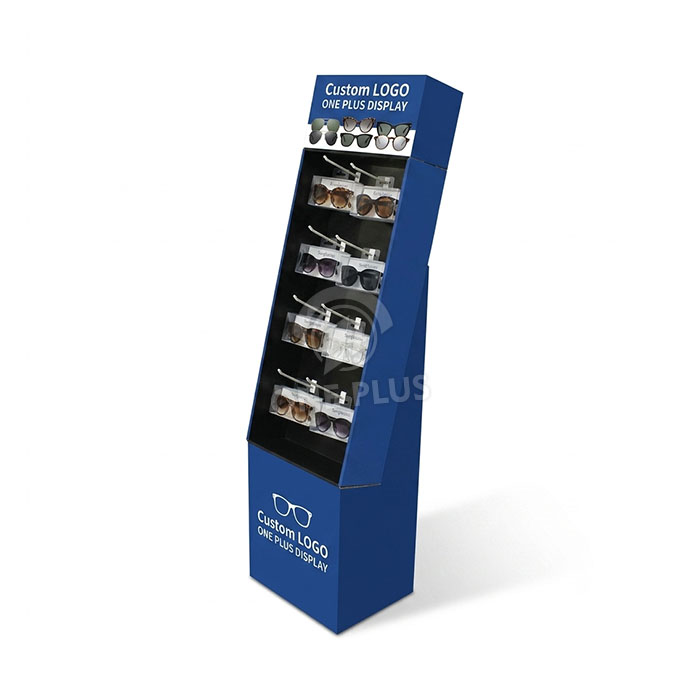 Custom Cardboard Display Stand for Sunglasses | Retail Eyewear Merchandiser SKU-202608060829916-SUNGLASSES-DISPLAY