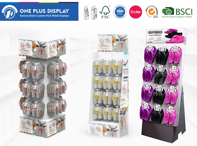Footwear Merchandising: High-Impact Custom Cardboard Displays for Shoes & Slippers