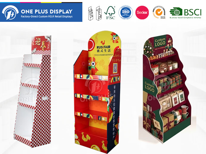 Gift Retail Merchandising: High-Impact Custom Cardboard Displays for Holidays