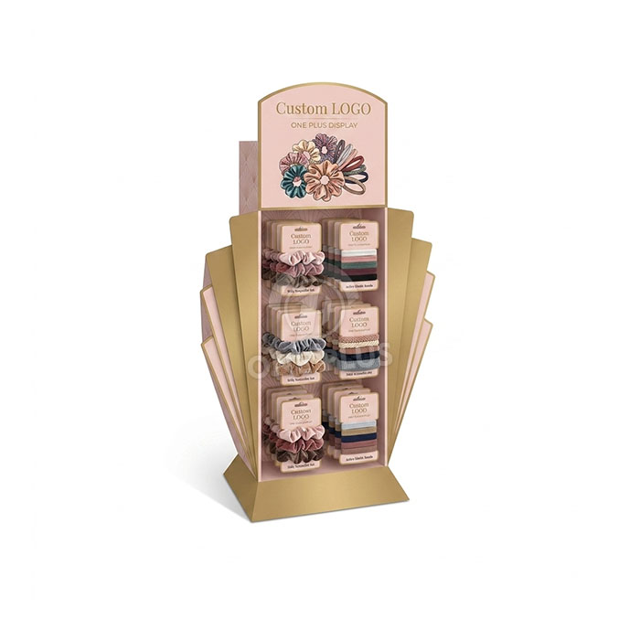 Individueller Pappaufsteller für Haargummis | Einzelhandels-Haarschmuck-Merchandiser SKU-202608130734380-HAIR-ACCESSORY-FSDU