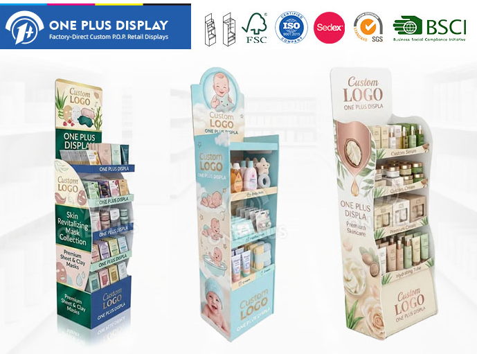 Skincare Retail Merchandising: High-Impact Custom Cardboard Displays