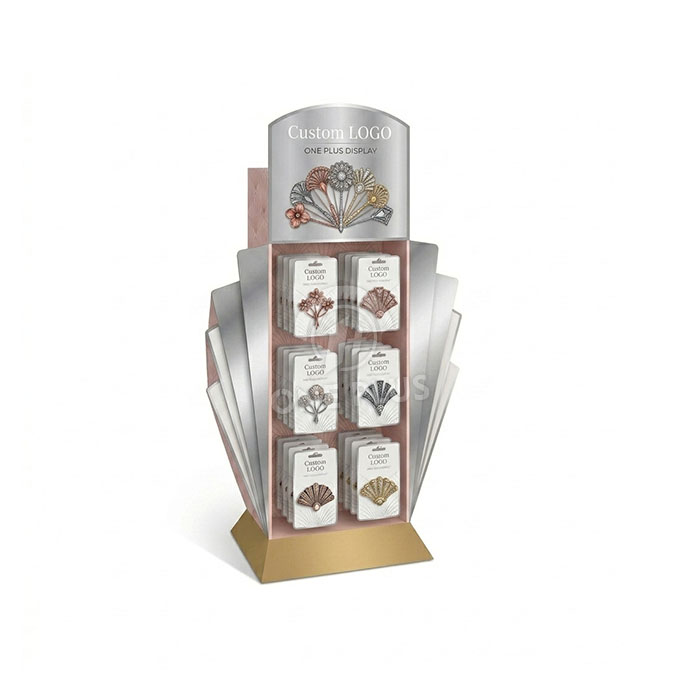 Egendefinerte pappdisplaystativ for brosjer | detaljhandel revers pins-utstillingsdisk SKU-202608140649749-BROOCH-DISPLAY-STAND