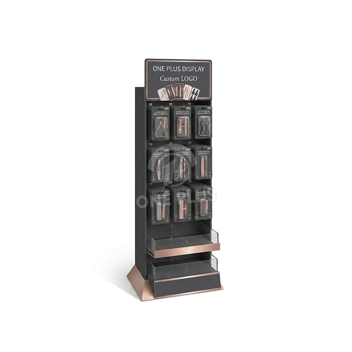 Egendefinerte pappdisplaystativ for neglepleieverktøy | Detaljhandel Manikyr Tilbehør Merchandiser SKU-202608140745742-NAIL-CARE-DISPLAY-FSDU