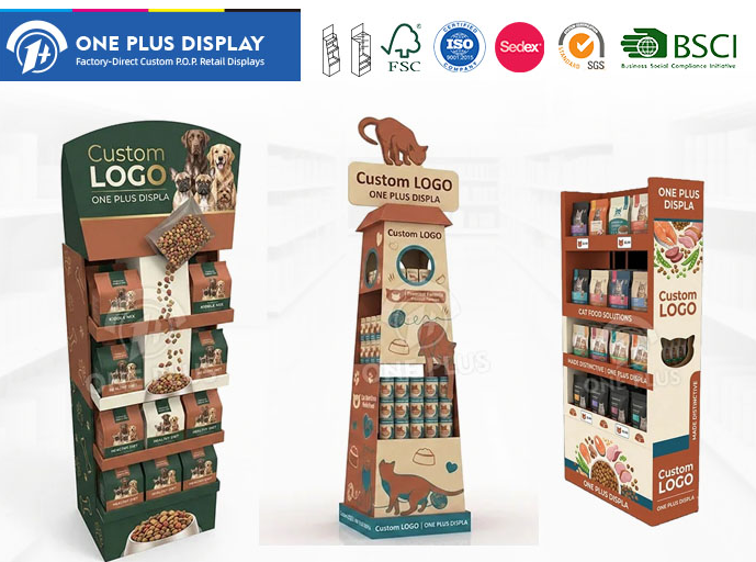Pet Food Retail Merchandising: High-Impact Custom Cardboard Displays