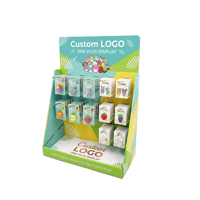 Custom Cardboard Display Stand for Plush Toy Pendants | Retail Doll Accessory Merchandiser SKU-202608170906488-PLUSH-TOY-PENDANT-CDU