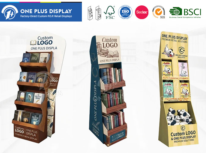 Book Retail Merchandising: High-Impact Custom Cardboard Displays