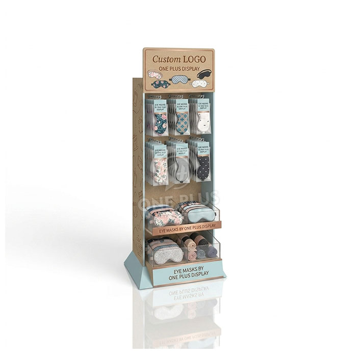 Custom Cardboard Display Stand for Eye Masks | Retail Sleep Mask Merchandiser SKU-202608180721222-EYE-MASK-DISPLAY