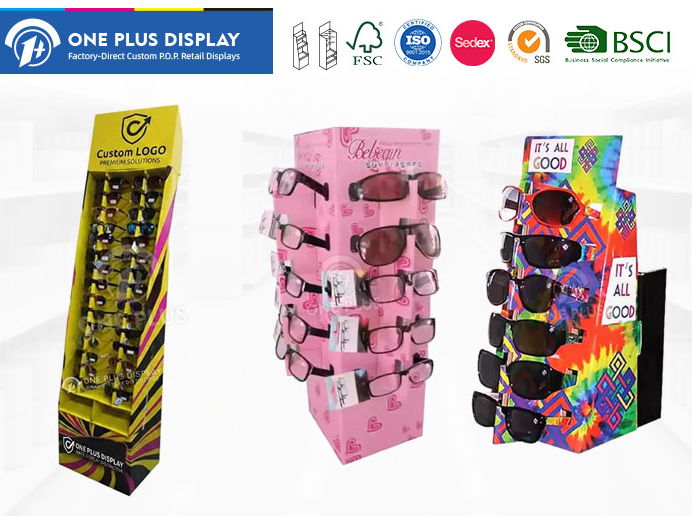 Eyewear & Sunglasses Merchandising: High-Impact Custom Cardboard Displays