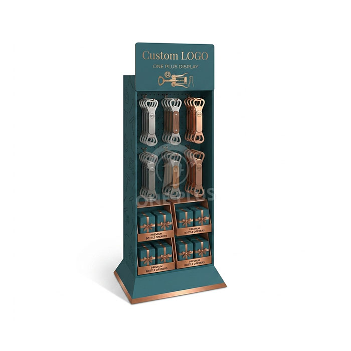 Custom Cardboard Display Stand for Bottle Openers | Retail Barware Merchandiser SKU-202608200721814-BOTTLE-OPENER-DISPLAY