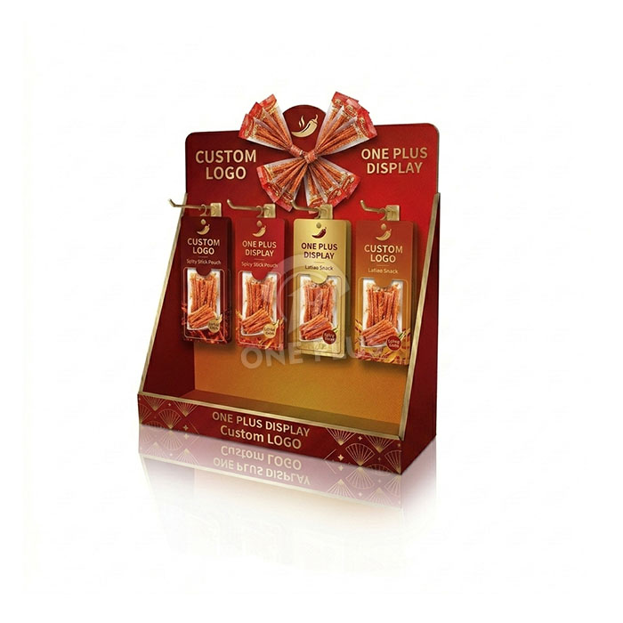 Egendefinerte pappdisplaystativ for Latiao Snacks | detaljhandelspose-merchandise SKU-202608240843977-LATIAO-DISPLAY