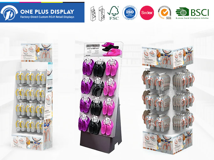 Footwear & Slipper Merchandising: High-Impact Custom Cardboard Displays