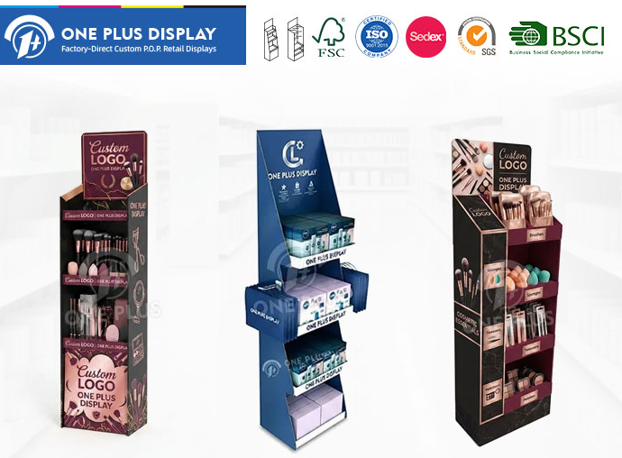 Kosmetikk- og hudpleie-merchandising: Tilpassede papputstillinger med stor effekt