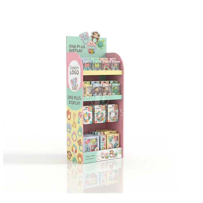 Custom Cardboard Display Stand for Toys | Retail Floor Merchandiser SKU-202608280554310