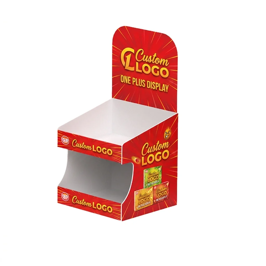 Cardboard Counter Dump Bin for Candy Small Retail Items