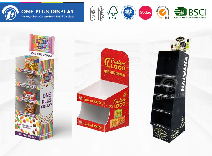Candy & Snack Merchandising: High-Impact Custom Cardboard Displays