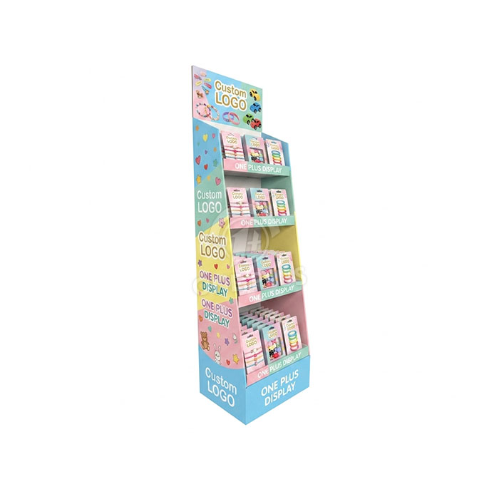 Individueller Displayständer aus Pappe für Spielzeugzubehör & kleine Neuheiten | Einzelhandels-Boden-Merchandiser SKU-202609030907331
