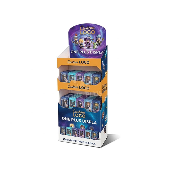 Custom Cardboard Display Stand for Blind Boxes & Collectible Toys | Retail Floor Merchandiser SKU-202609090836535