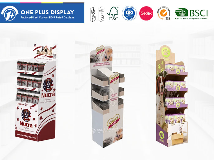 Dog Food & Pet Supplies Merchandising: High-Impact Custom Cardboard & PVC Displays