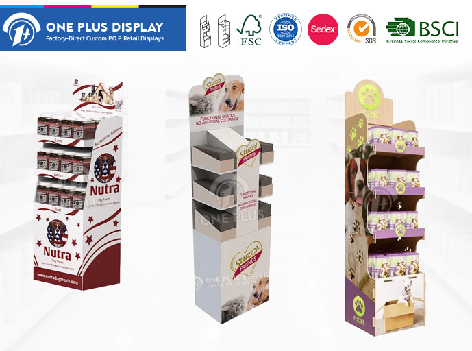 Pet Supplies & Dog Food Merchandising: High-Impact Custom Cardboard & PVC Displays