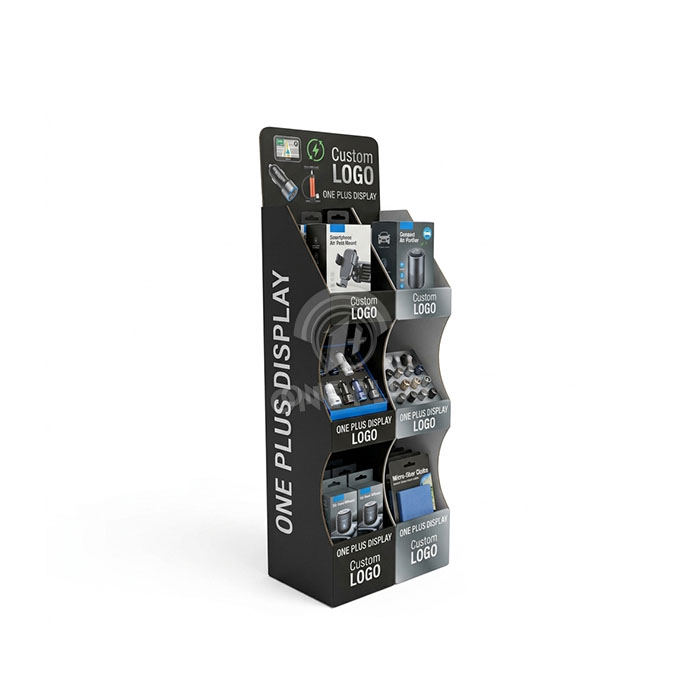 Custom Cardboard Display Stand for Car Accessories & Gadgets | Retail Floor Merchandiser SKU-202609160610729