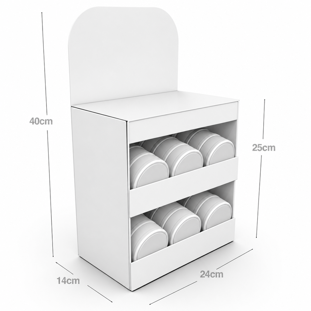 Custom Corrugated Cardboard Counter Displays for US